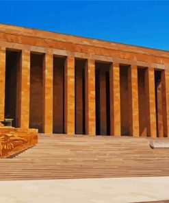 Mausoleum Anitkabir In Ankara Paint By Number