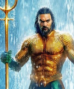 Aquaman Movie paint by numbers