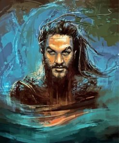 Aquaman paint by numbers