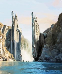 Argonath Gates Paint By Number