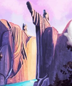 Argonath Statues Paint By Number