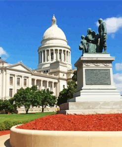 Arkansas State Capitol Paint By Number