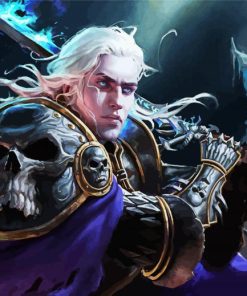 Arthas Menethil Art1 paint by numbers