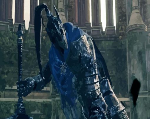 Artorias Game Character paint by numbers