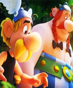 Asterix And Obelix Cartoon Characters Paint By Number