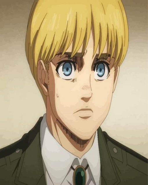 Attack On Titan Anime Character Armin Paint By Number