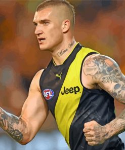 Australian Football League Dustin Martin Player Paint By Number