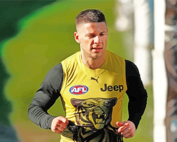 Australian Football League Dion Prestia Paint By Number