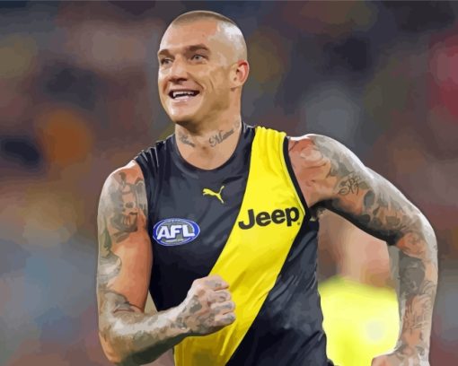 Australian Football League Dustin Martin Paint By Number