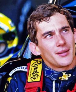 Ayrton Senna Brazilian Driver Paint By Number