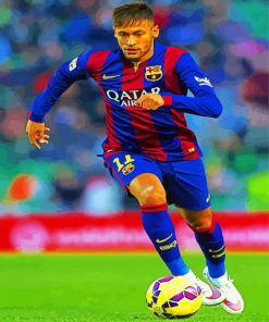 Barcelona Neymar JR paint by numbers