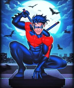 Batman Nightwing paint by numbers