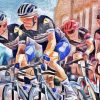 Bicycle Racing paint by numbers