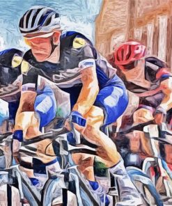 Bicycle Racing paint by numbers