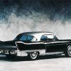 Black Classic Cadillac Car Paint By Number