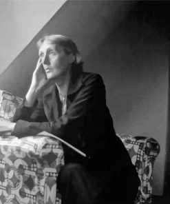 Black And White Virginia Woolf Writer Paint By Number