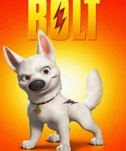 Bolt Movie paint by numbers