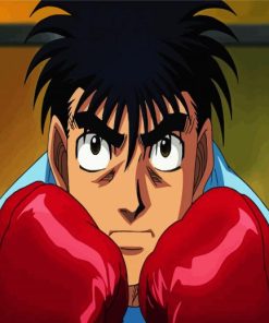 Boxer Ippo Makunouchi paint by numbers