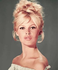 Brigitte Bardot paint by numbers