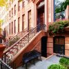 Brownstone Buildings Paint By Number