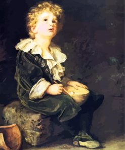 Bubbles by John Everett Millais paint by numbers