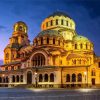 Bulgaria St Alexander Nevsky Cathedral paint by numbers