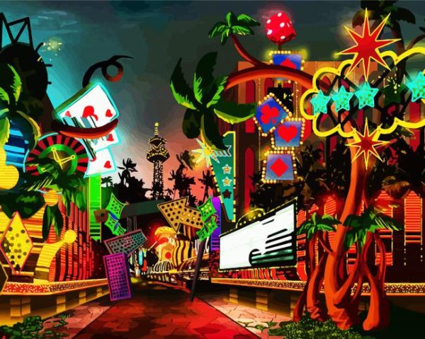 Casino Club paint by numbers