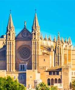 Catedral Basílica de Santa María de Mallorca Palma paint by numbers