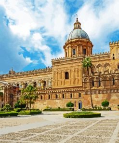 Cattedrale di Monreale Sicilia paint by numbers