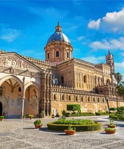 Cattedrale di Palermo Sicilia paint by numbers