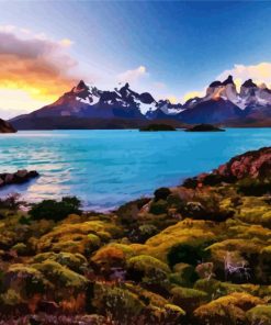 Chile Nature Landscape Paint By Number