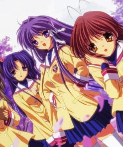 Clannad Japanese Anime Paint By Number