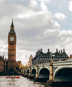 Clock Tower London paint by numbers