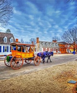 Colonial Williamsburg Visitor Center Paint By Number