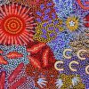 Colorful Aboriginal Art paint by numbers