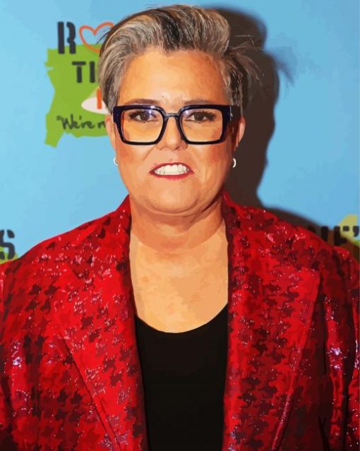 Comedian Rosie Odonnell Paint By Number