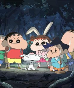 Crayon Shin chan Characters PAINT BY NUMBERS