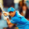 Cricketer Dhoni paint by numbers