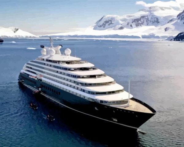 Cruise Ship Scenic Paint By Number