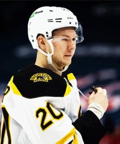 Curtis Lazar Boston Bruins Player paint by numbers