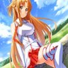 Asuna Yuuki Anime Girl Paint By Number