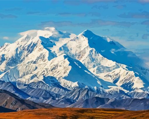 Denali Alaska paint by numbers