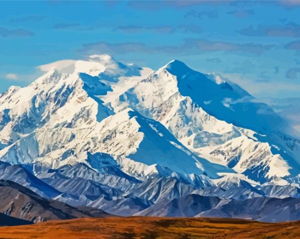 Denali Alaska paint by numbers