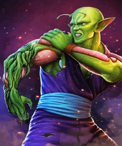 Dragon Ball Z Piccolo paint by numbers