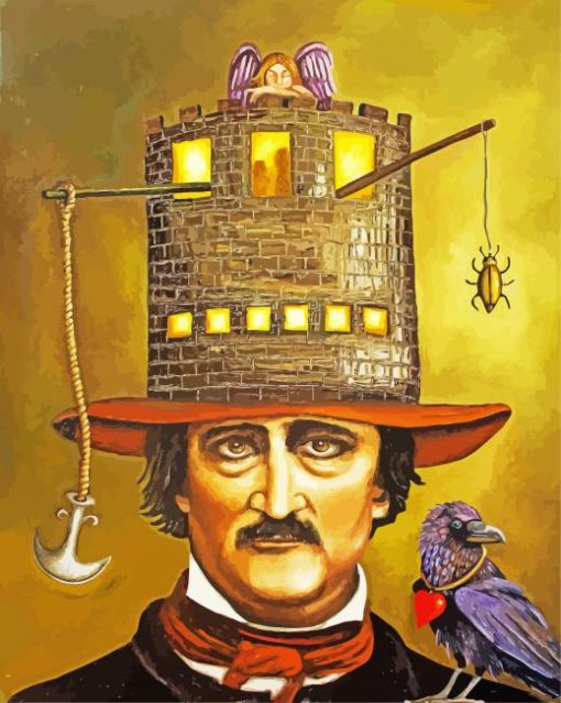 Edgar Allan Poe Art Paint By Number