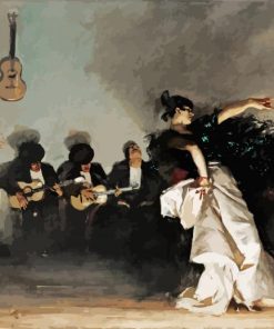 El Jaleo By John Singer Sargent Paint By Number