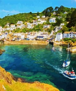 England Polperro paint by numbers