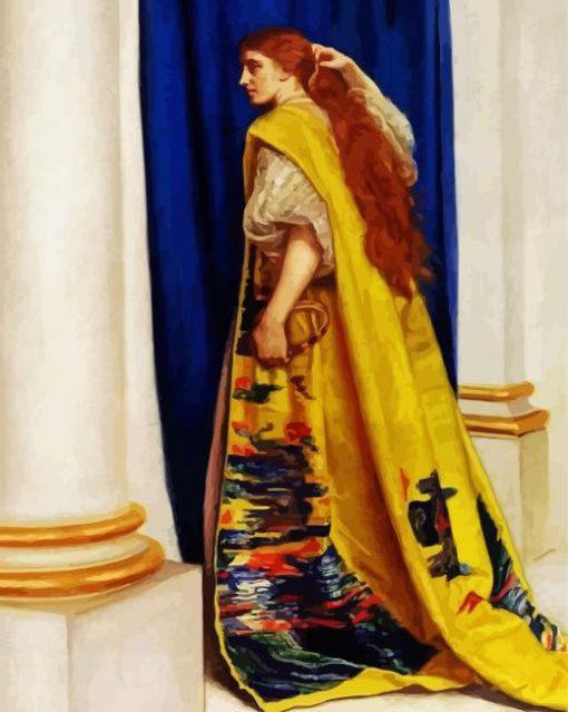 Esther John Everett Millais paint by numbers