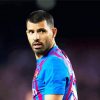 FC Barcelona Player Sergio Agüero paint by numbers