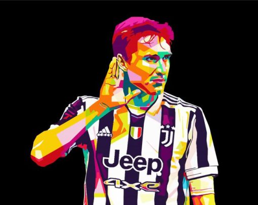 Federico Chiesa Pop Art Paint By Number